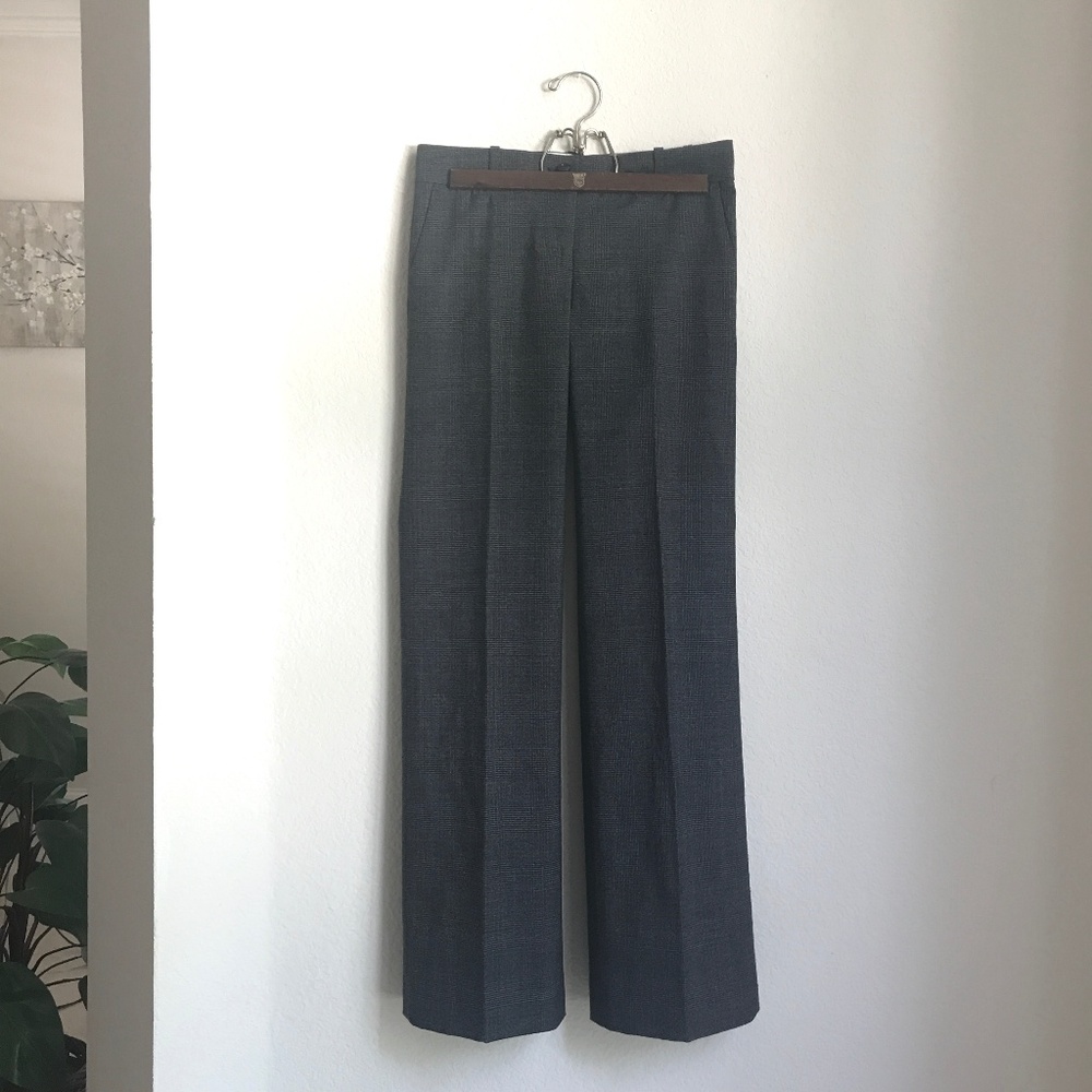 Ann Taylor Plaid Wool Pants NWT